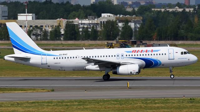VQ-BWZ:Airbus A320-200:Ямал